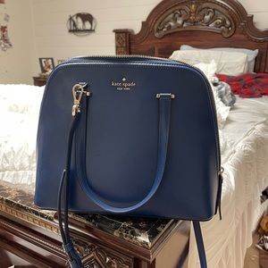 ~ royal blue kate spade bag